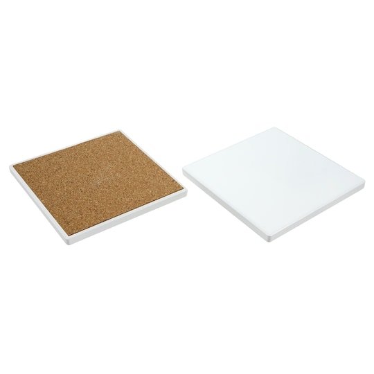 12 Packs: 4 ct. (48 total) 3.7" Square Sublimation Coasters by Make Market®